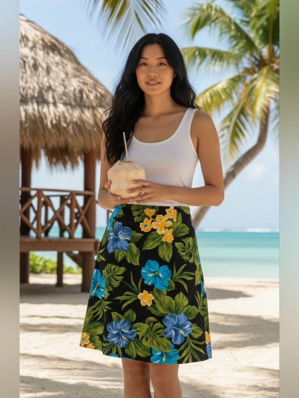Jones New York Floral Skirt